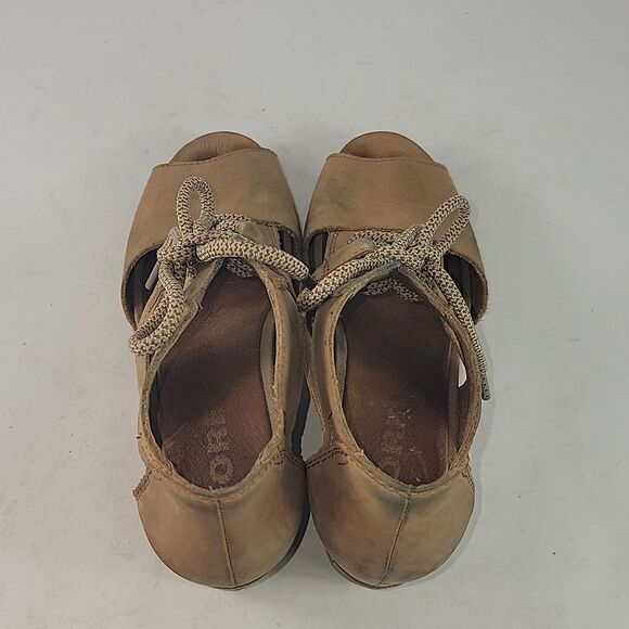 Sorel Joanie Lace Tie Wedge Women's Sandals - Picture 12 of 13